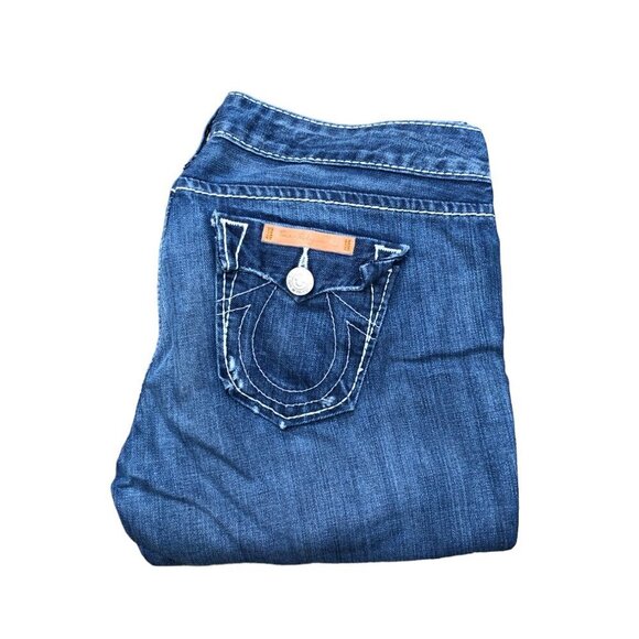 Vintage True Religion Jeans Size 28 Blue - Picture 4 of 7